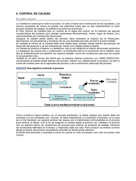 Pilar Calidad Pdf Dispersión Estadística Calidad Comercial