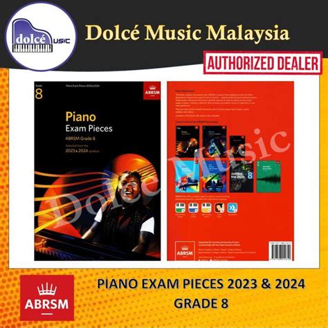 Abrsm Piano Exam Pieces 2023 And 2024 Grade 8 Lazada