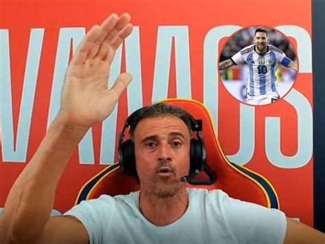 Luis Enrique en su debut como streamer Si no gana España el Mundial