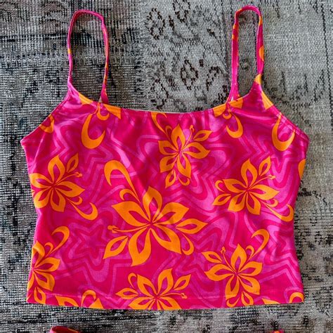 Vintage Y K S Saltwater Hot Pink Orange Depop