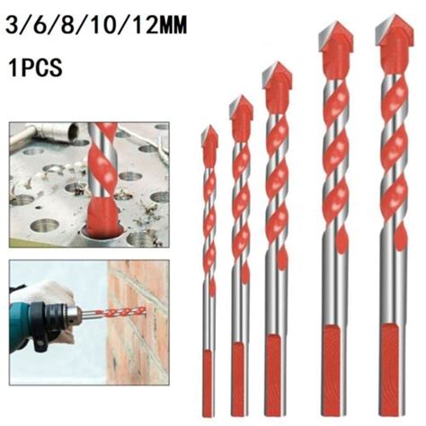 Perforation Drill Bit Mm Ciment E Carbure Multifonction Verre Anti