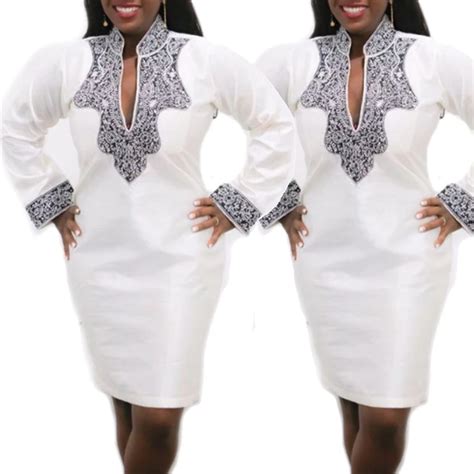 Plus Size Women Sexy Dashiki Dress Ladies Summer Print Vestidos African