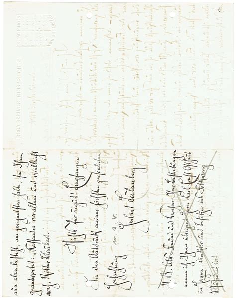 Eigenh Briefe Und Eigenh Postkarte Mit Unterschrift By Eulenberg