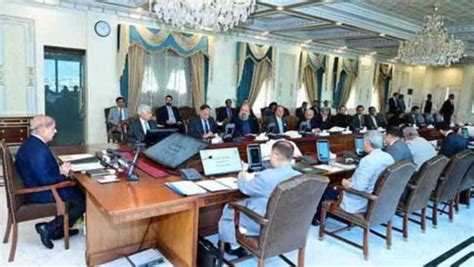 Pm Shehbaz Convenes Cabinet Meeting On June