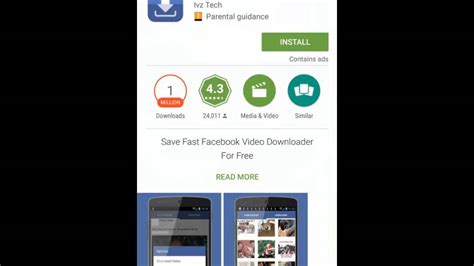 How To Save Facebook Video On Android YouTube