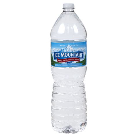 Water Bottle Ice Mountain Logo - LogoDix