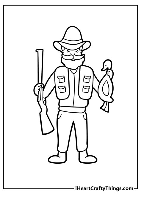 Hunting Coloring Pages