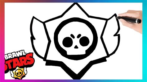 Como Dibujar Paso A Paso El Logo De Brawl Stars Youtube