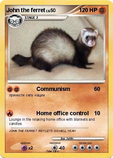 Pokémon John The Ferret Communism My Pokemon Card