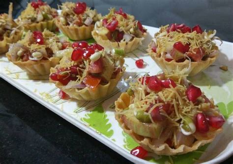 Steps To Prepare Homemade Tart Chaat Healthy And Tasty Evening Snacks