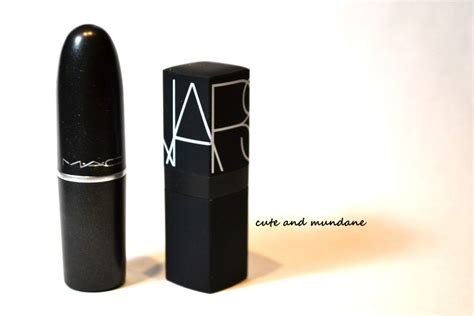 Cute And Mundane Two Nudes MAC Creme D Nude And NARS Belle De Jour Lipstick Review