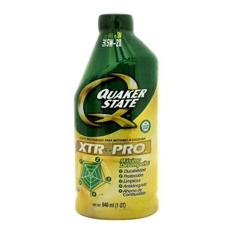 Aceite Multigrado Quaker State XTR PRO 5W20 De 946 Ml Walmart