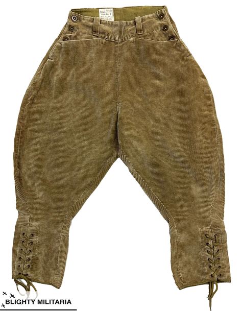 Original 1943 Dated Women S Land Army Breeches Size 6 In Trousers