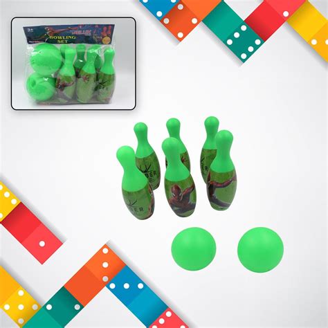 bowling game set  kids bluee