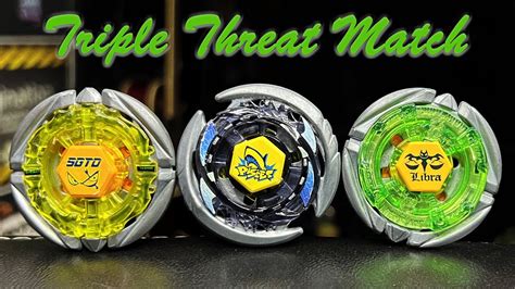 Flame Libra Vs Thermal Pisces Vs Flame Sagittario Epic Beyblade