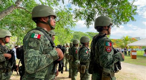 Refuerzan La Seguridad En Canc N Con Elementos Militares De Yucat N Y