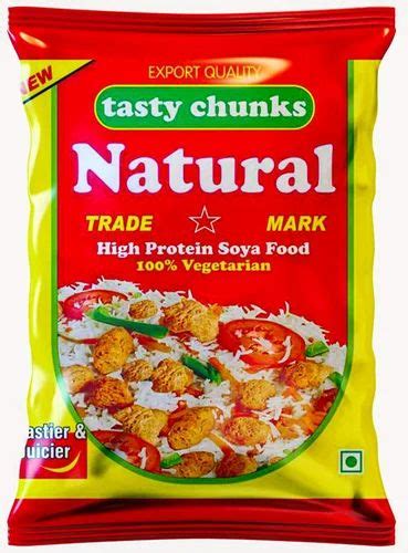 60g Natural Tasty Soya Chunk At 5 8 Pack Soybeans Chunks In 24