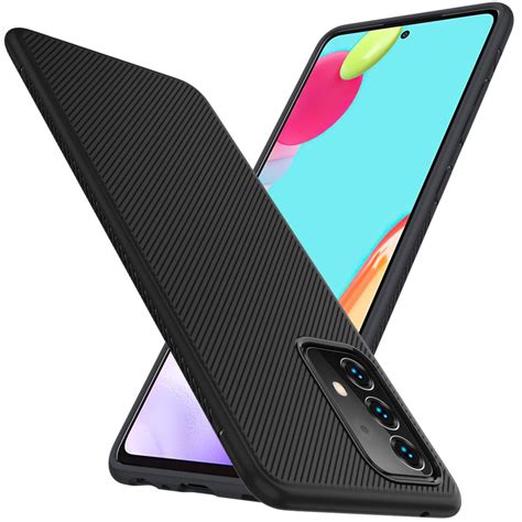 Köp Samsung Galaxy A52 A52s Jazz Twill Textur Skal Svart