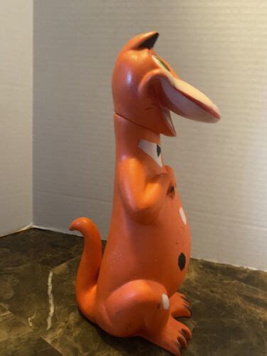 1960s Flintstones Dino Articulated Vinyl Figure Knickerbocker Hanna Barbera 4670371752