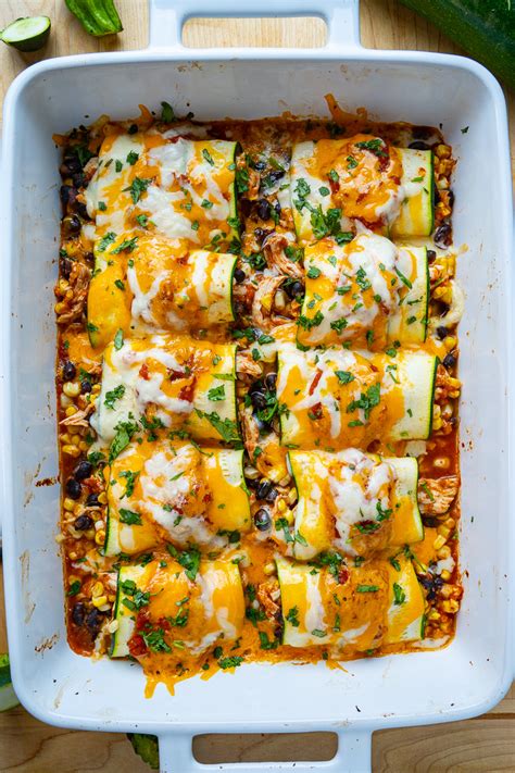 Zucchini Enchilada Roll Ups Closet Cooking