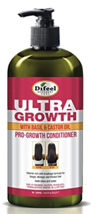 Difeel Ultra Growth Basil And Castor Oil Pro Growth Conditioner 12 Oz