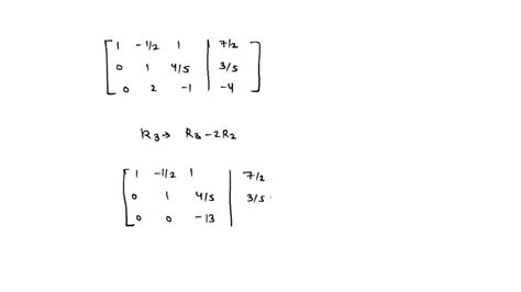 Solved Texts Use Gauss Jordan Elimination Method To Solve The Given Linear System 1 X 3y