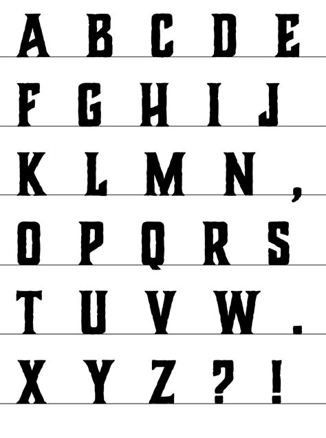 Stencil Block Letters Font - Free Fonts for Commercial Use