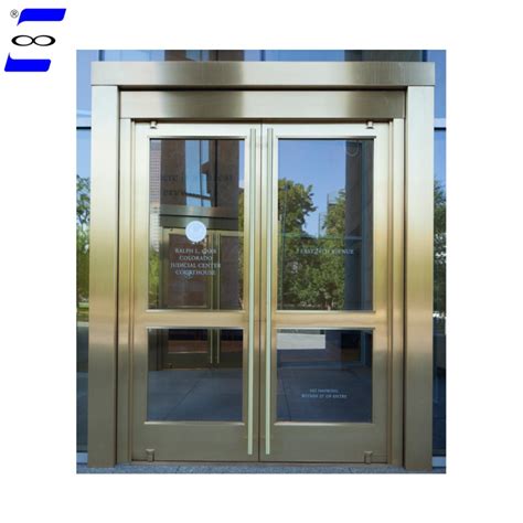 Aluminum Commercial Double Large Swing Glass Doors