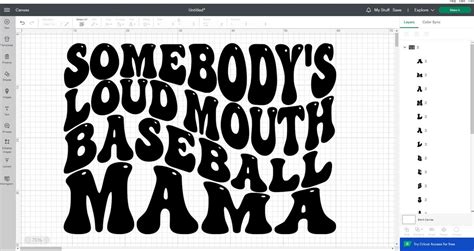 Original Front And Back Somebody S Loud Mouth Baseball Mama Melting