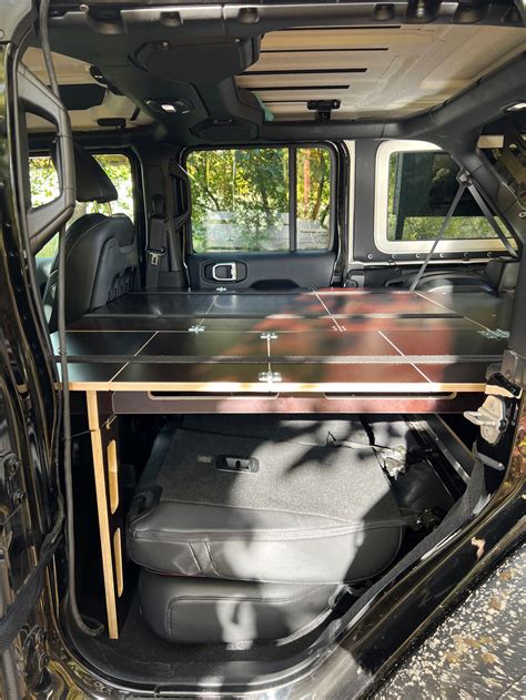 Camper Interior System "Black Canyon", for Jeep Wrangler JL | Conversion System Kit | Camper ...