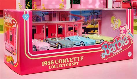 Hot Wheels Barbie Corvette 4-Pack