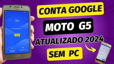 REMOVER CONTA GOOGLE MOTO G5 ATUALIZADO 2024 ANDROID 8 1 YOUTUBE