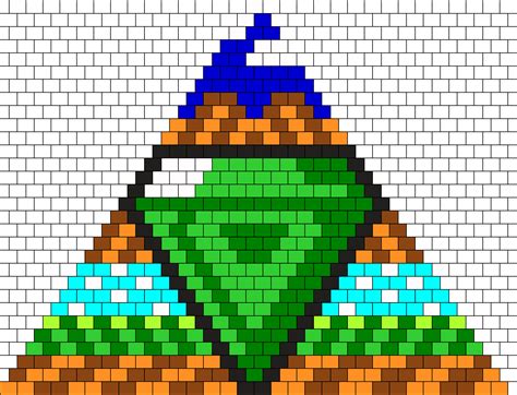 Sonic Chaos Emerald Bikini Bead Pattern Peyote Bead Patterns Misc