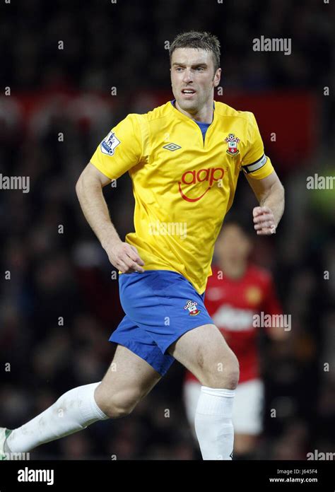 RICKIE LAMBERT SOUTHAMPTON FC SOUTHAMPTON FC OLD TRAFFORD MANCHESTER