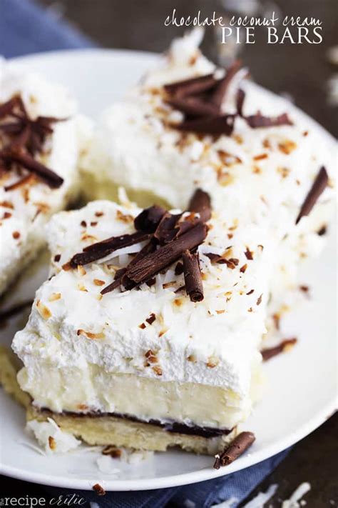 Chocolate Coconut Cream Pie