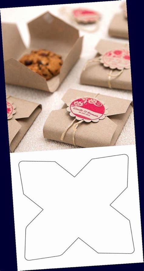 Cookie box template قالب تصميم حلو | Bake sale packaging, Homemade ...