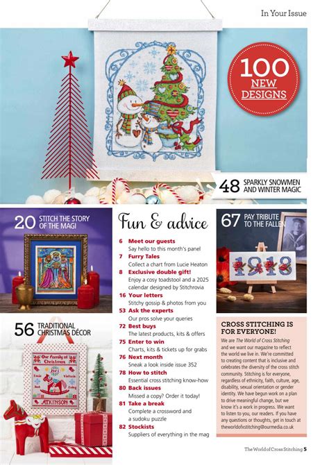 The World Of Cross Stitching Magazine November Back Issue