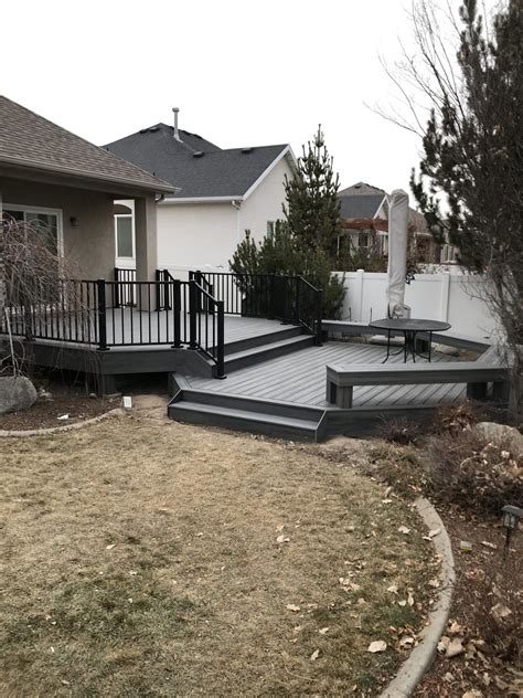 Trex Transcend Decking Installation In Utah Blackrock Decks