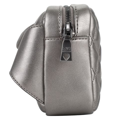 Поясная сумочка на молнии Love Moschino Metallic Super Quilted ...