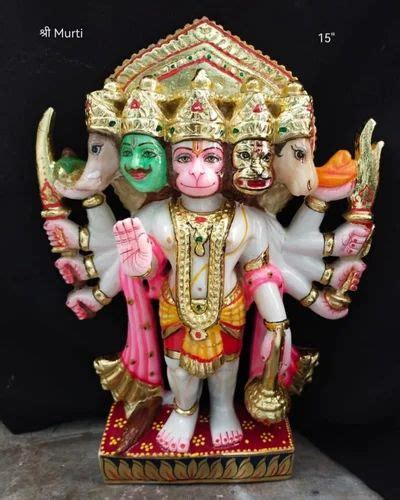 Marble Panchmukhi Hanuman Statue For Worship Size 2feet At Rs 100000