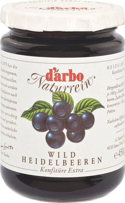 Darbo Naturrein Wildheidelbeeren Konfit Re Extra G Piccantino