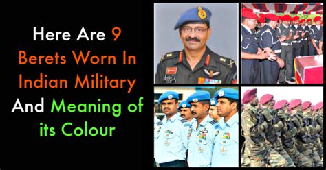 Here Are 9 Berets Worn In Indian Military And What Their Colour Means