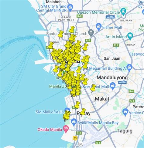 Manila Area - Google My Maps