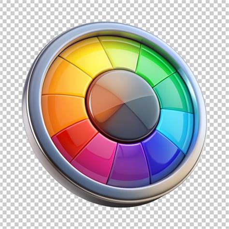 Graphic Design Color Picker Icon 3d Rendering Premium AI Generated PSD