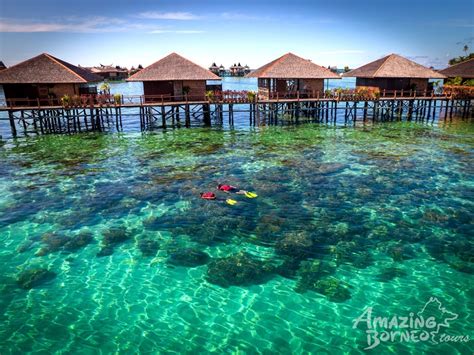 D N Semporna Island Holiday Shun Shun Water Bungalow With Mataking