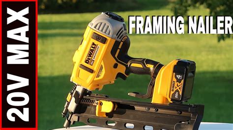 DEWALT 20V MAX CORDLESS 21 DEGREE FRAMING NAILER Model DCN21PL YouTube