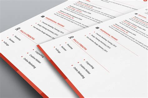 Professional Resume Template WORD - Flat 50% OFF! Use Coupon RESUME50