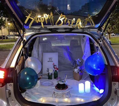 Car Trunk Surprise Decor Surprise Birthday Decorations Birthday