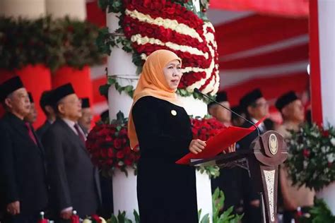 Hari Lahir Pancasila Gubernur Khofifah Ajak Masyarakat Jadi Pembawa