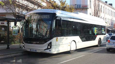 Heuliez Bus GX 337 Linium ELEC sans numéro TC Infos